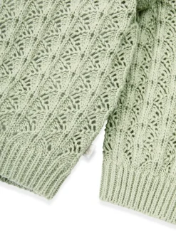 The Little Tailor Baby 100% Cotton Scallop Design Pointelle Cardigan