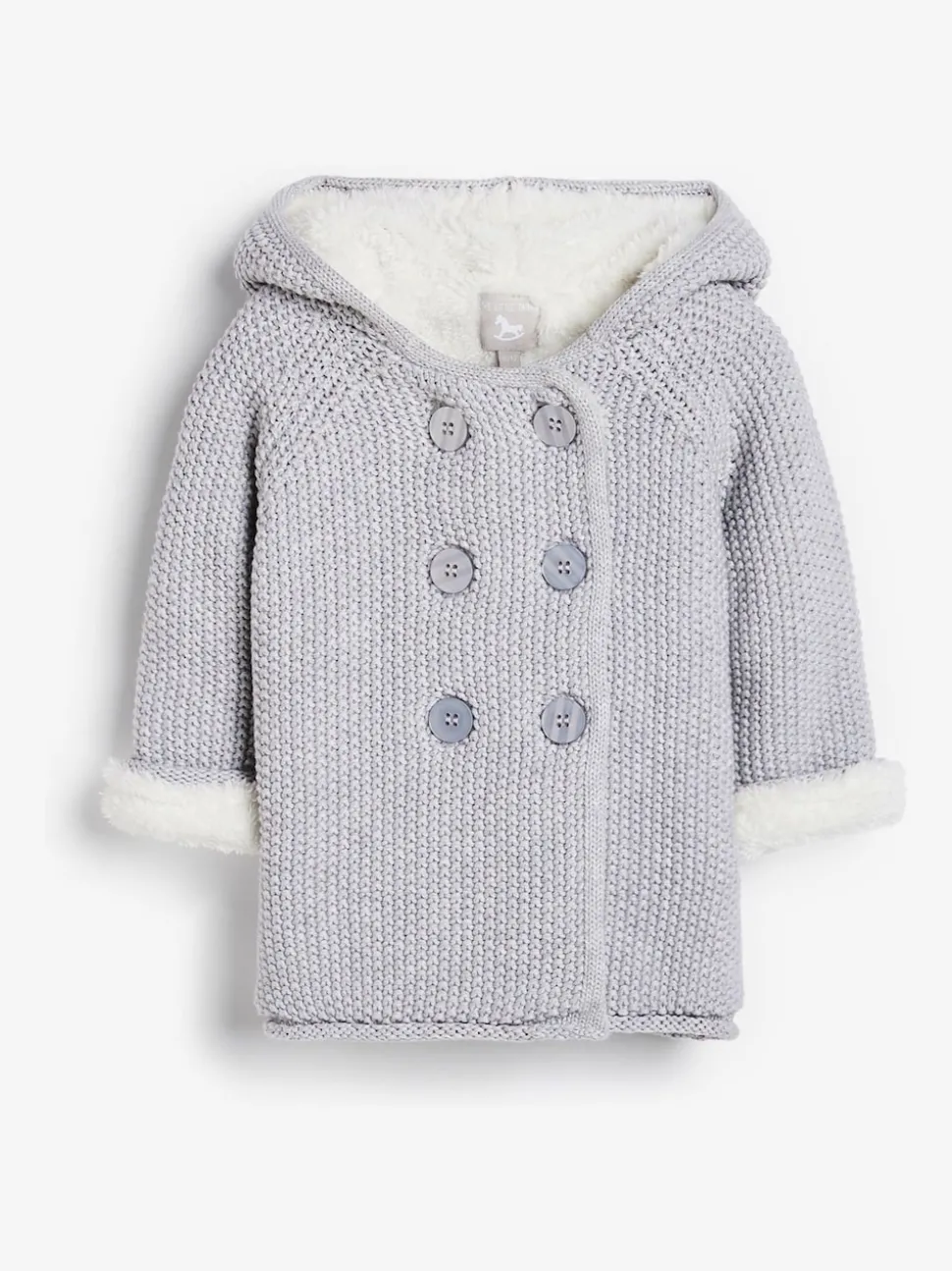 The Little Tailor Baby 100% Cotton Plush Lined Pixie Pram Coat