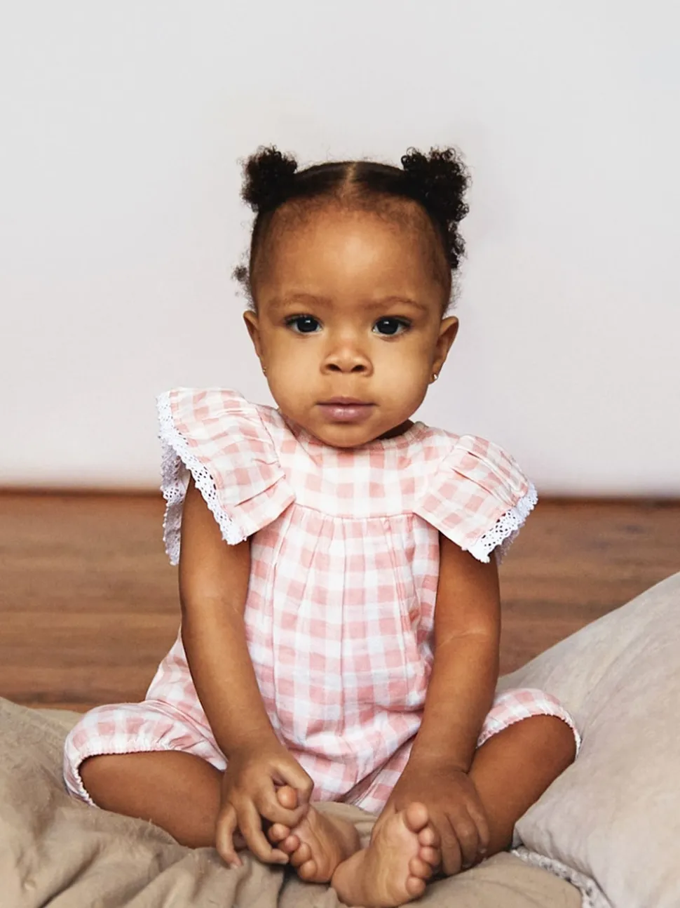 The Little Tailor Baby Muslin 100% Cotton Playsuit
