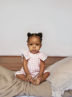 The Little Tailor Baby Muslin 100% Cotton Playsuit