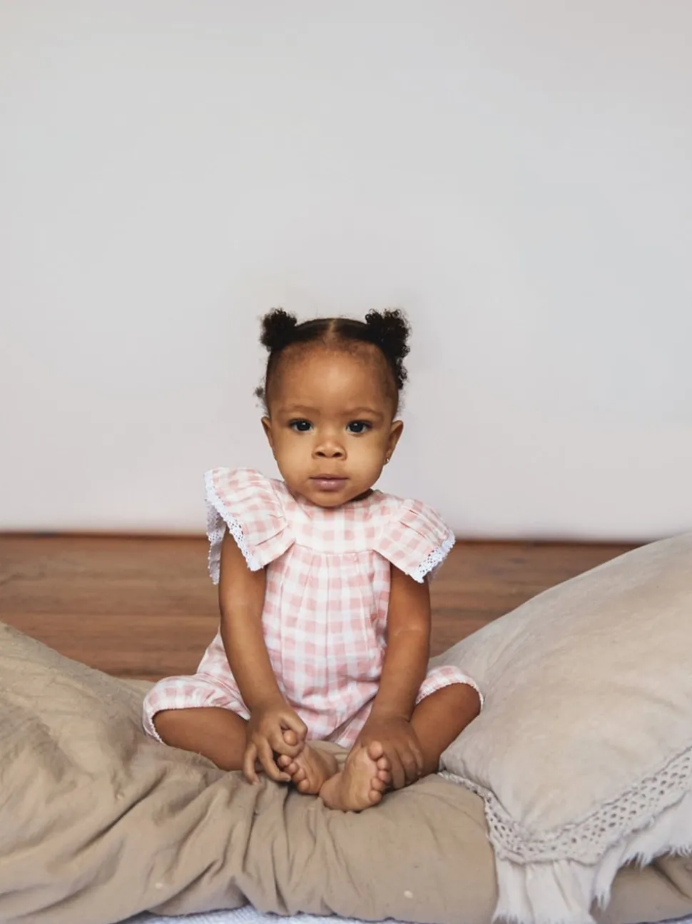 The Little Tailor Baby Muslin 100% Cotton Playsuit