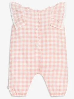 The Little Tailor Baby Muslin 100% Cotton Playsuit