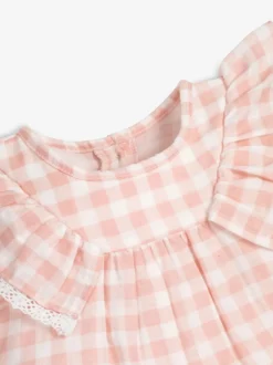The Little Tailor Baby Muslin 100% Cotton Playsuit