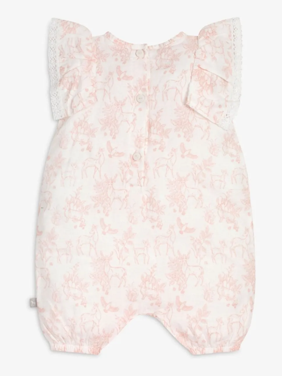 The Little Tailor Baby Muslin 100% Cotton Playsuit