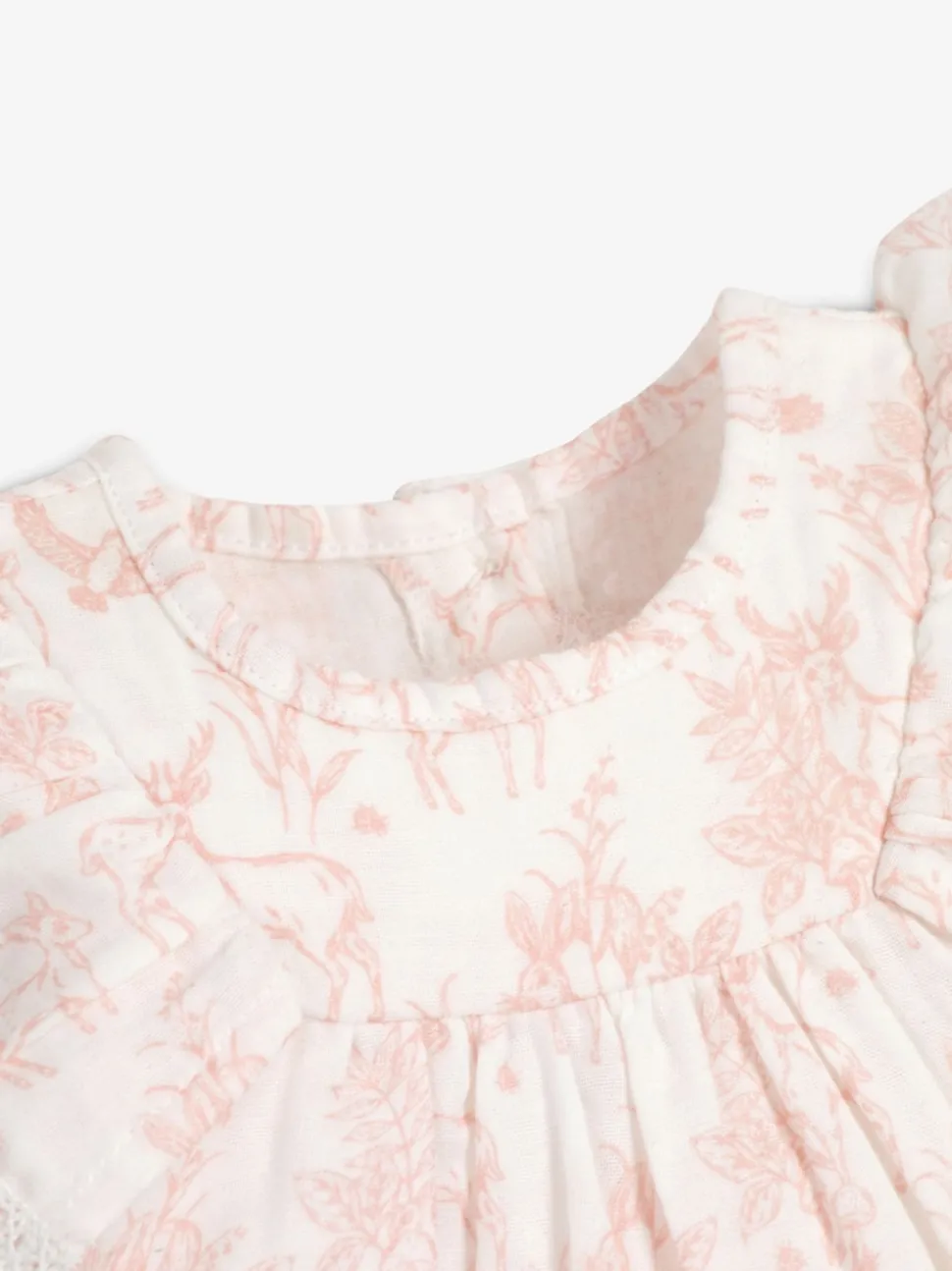 The Little Tailor Baby Muslin 100% Cotton Playsuit