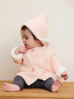 The Little Tailor Baby Pink Pixie Pram Coat