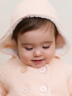 The Little Tailor Baby Pink Pixie Pram Coat