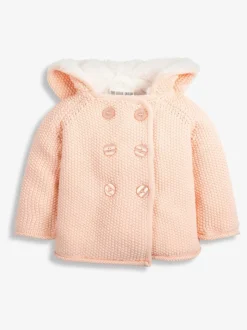 The Little Tailor Baby Pink Pixie Pram Coat
