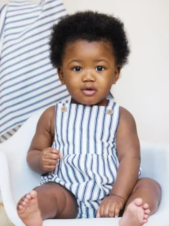 The Little Tailor Baby Woven Shorty 100% Cotton Romper