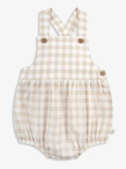 The Little Tailor Baby Woven Shorty 100% Cotton Romper
