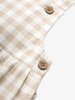 The Little Tailor Baby Woven Shorty 100% Cotton Romper