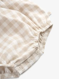 The Little Tailor Baby Woven Shorty 100% Cotton Romper