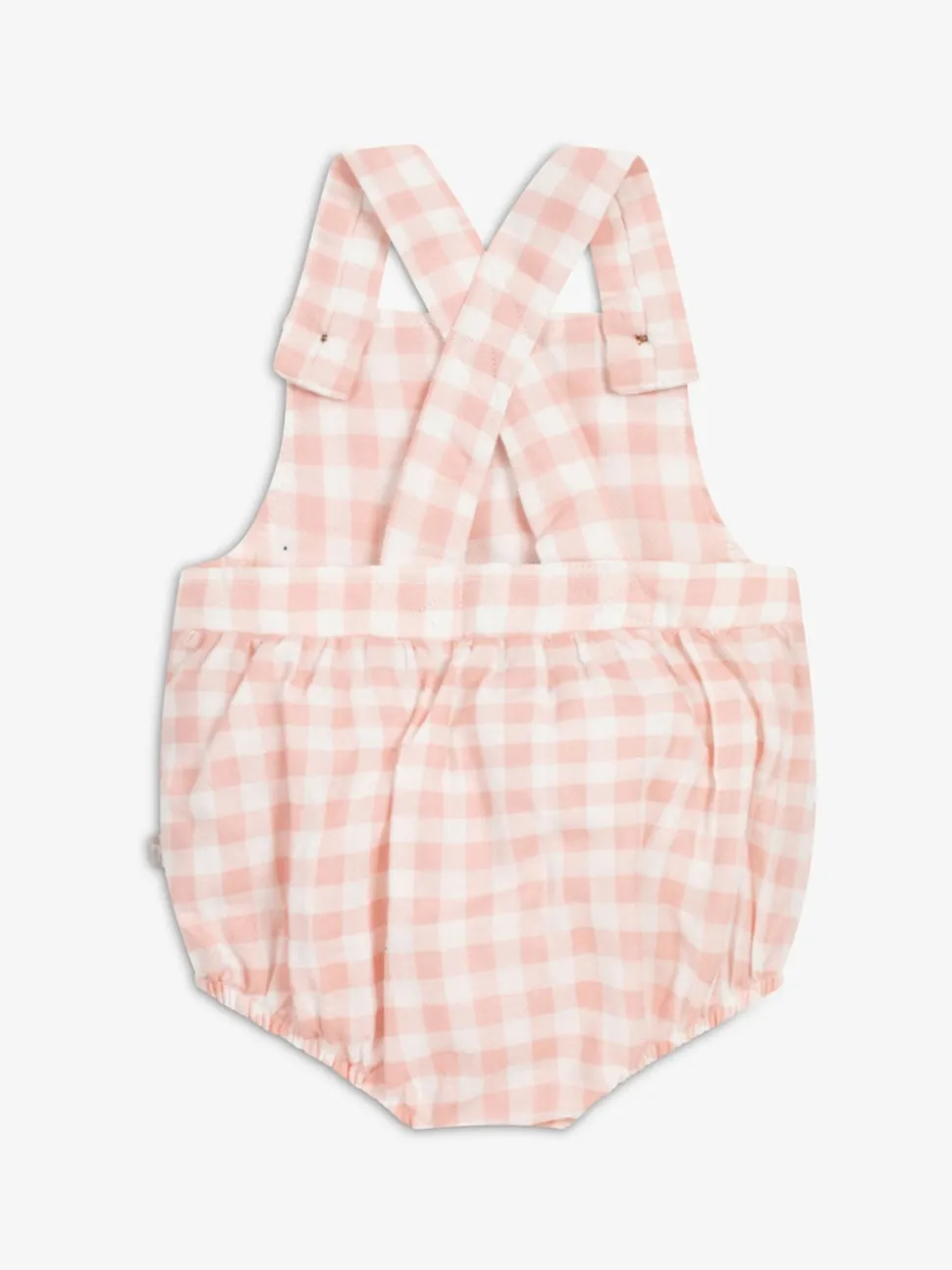 The Little Tailor Baby Woven Shorty 100% Cotton Dungarees