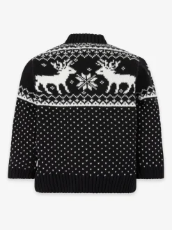 The Little Tailor Christmas Reindeer Fairisle Jumper