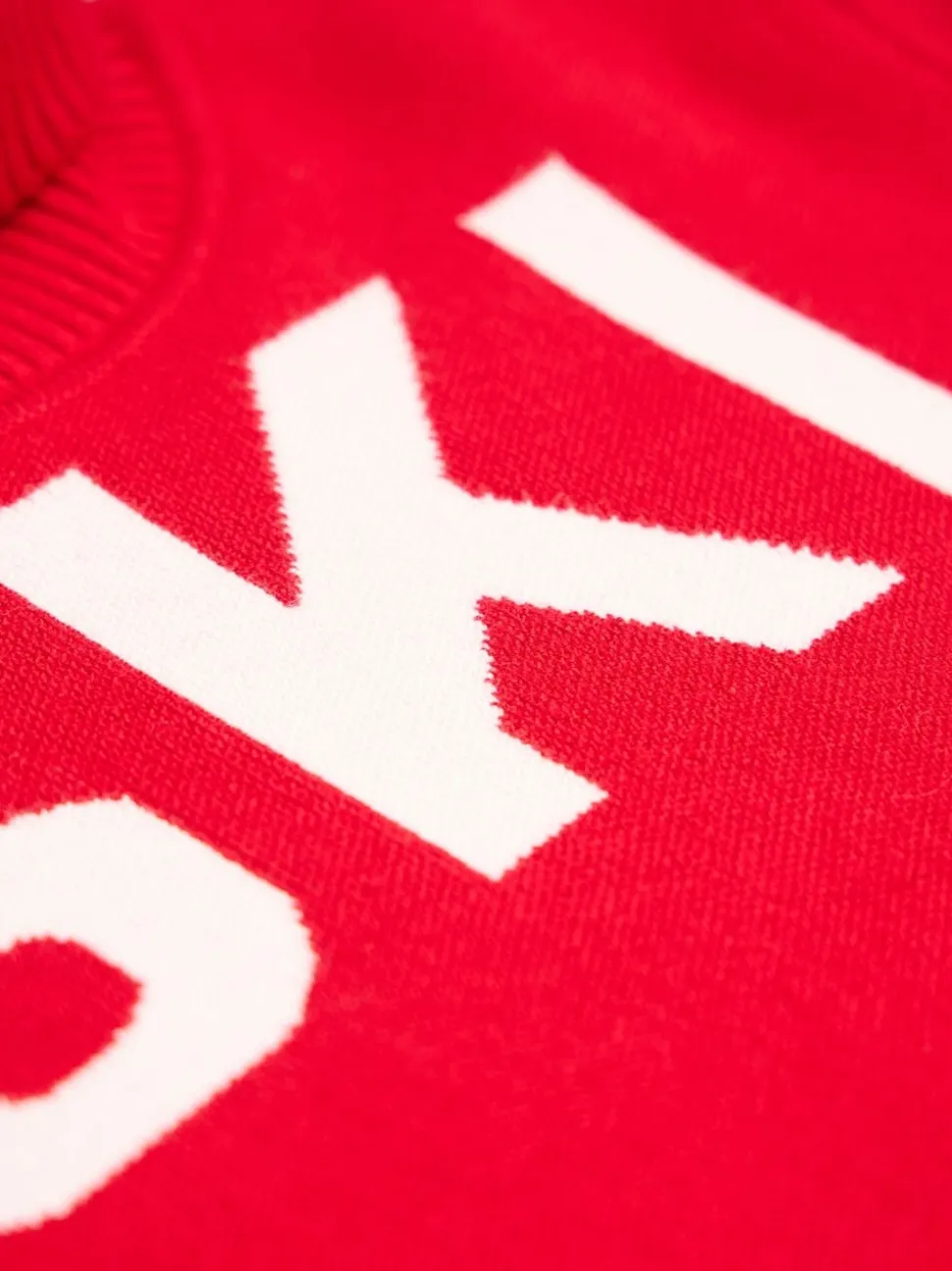The Little Tailor Kids Ski Text Christmas Jumper