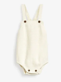 The Little Tailor Knitted Baby 100% Cotton Romper Bodysuit