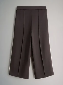 The Set Chocolate Brown 2 Pack Modal Jersey Wide Leg Joggers