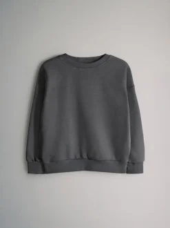 The Set 4 Pack Crew Neck Jersey Sweatshirts Neutral/Grey