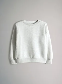 The Set 4 Pack Crew Neck Jersey Sweatshirts Neutral/Grey