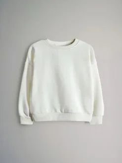 The Set 4 Pack Crew Neck Jersey Sweatshirts Neutral/Grey