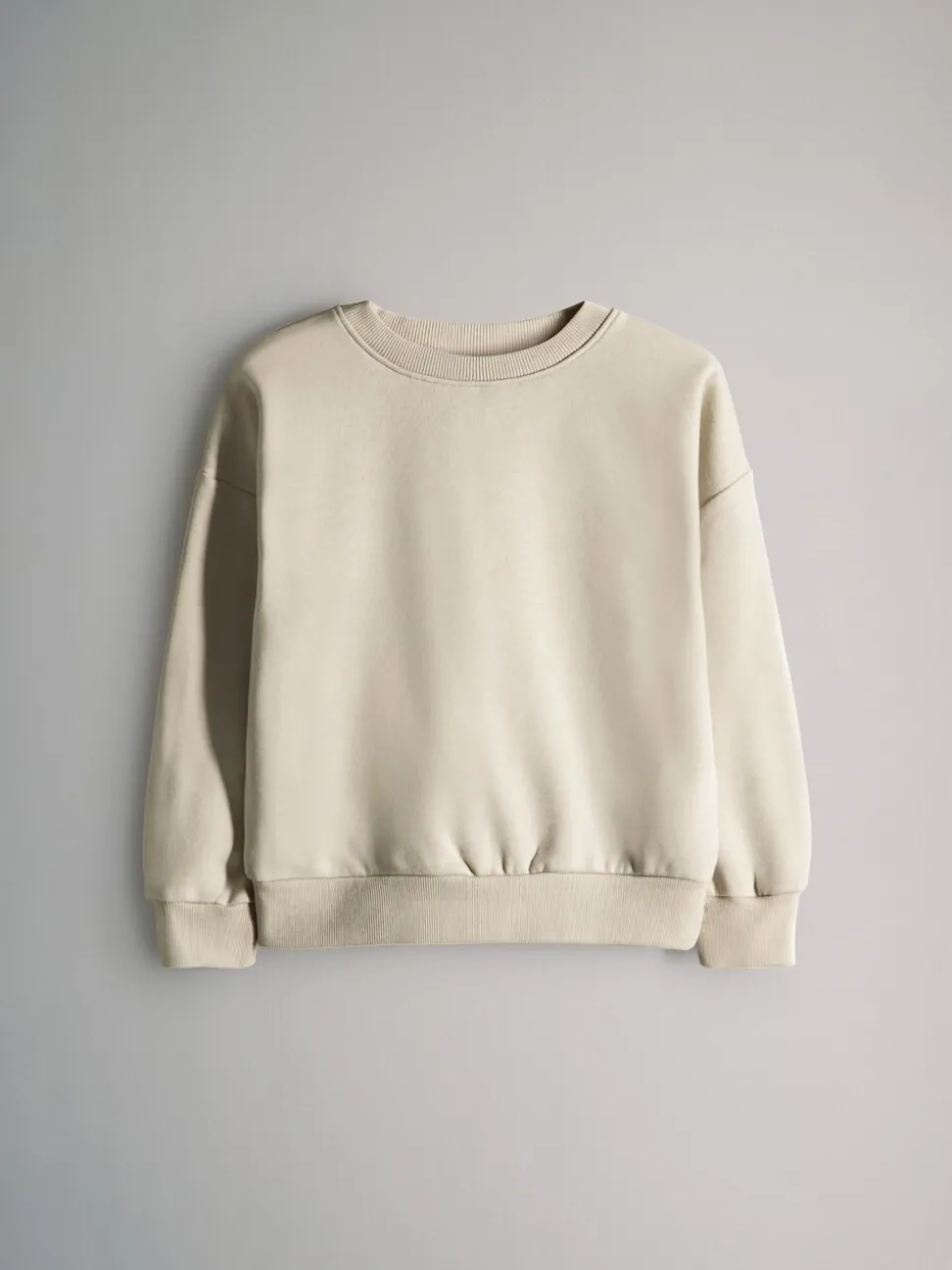 The Set 4 Pack Crew Neck Jersey Sweatshirts Neutral/Grey