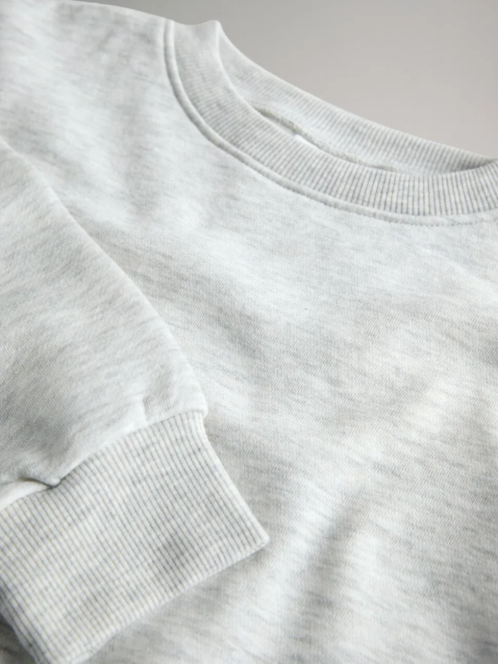 The Set 4 Pack Crew Neck Jersey Sweatshirts Neutral/Grey