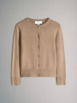 The Set 3 Pack Knitted Cardigans Black/Cream/Brown