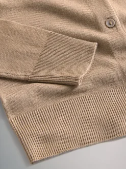 The Set 3 Pack Knitted Cardigans Black/Cream/Brown
