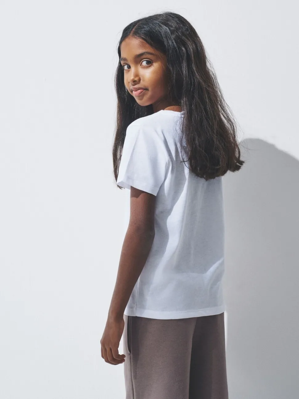 The Set 10 Pack Regular Short Sleeve Cotton Blend T-Shirts Black/Brown/Grey/Pink/Cream/White