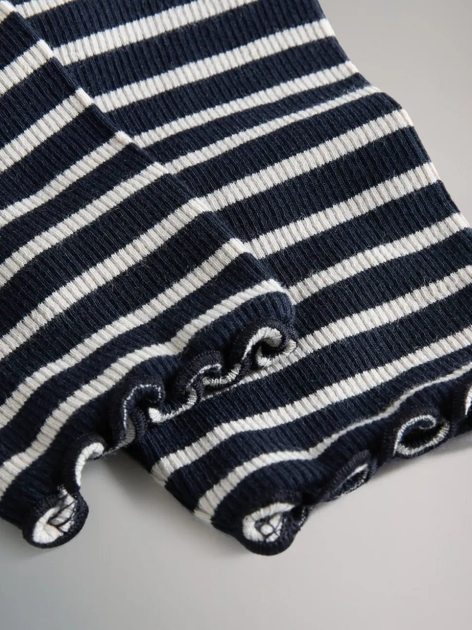 The Set 4 Pack Rib Cotton Leggings Navy Blue/Red/Pink/Stripe