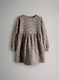 The Set 4 Pack Sweat Dresses Grey/Stone