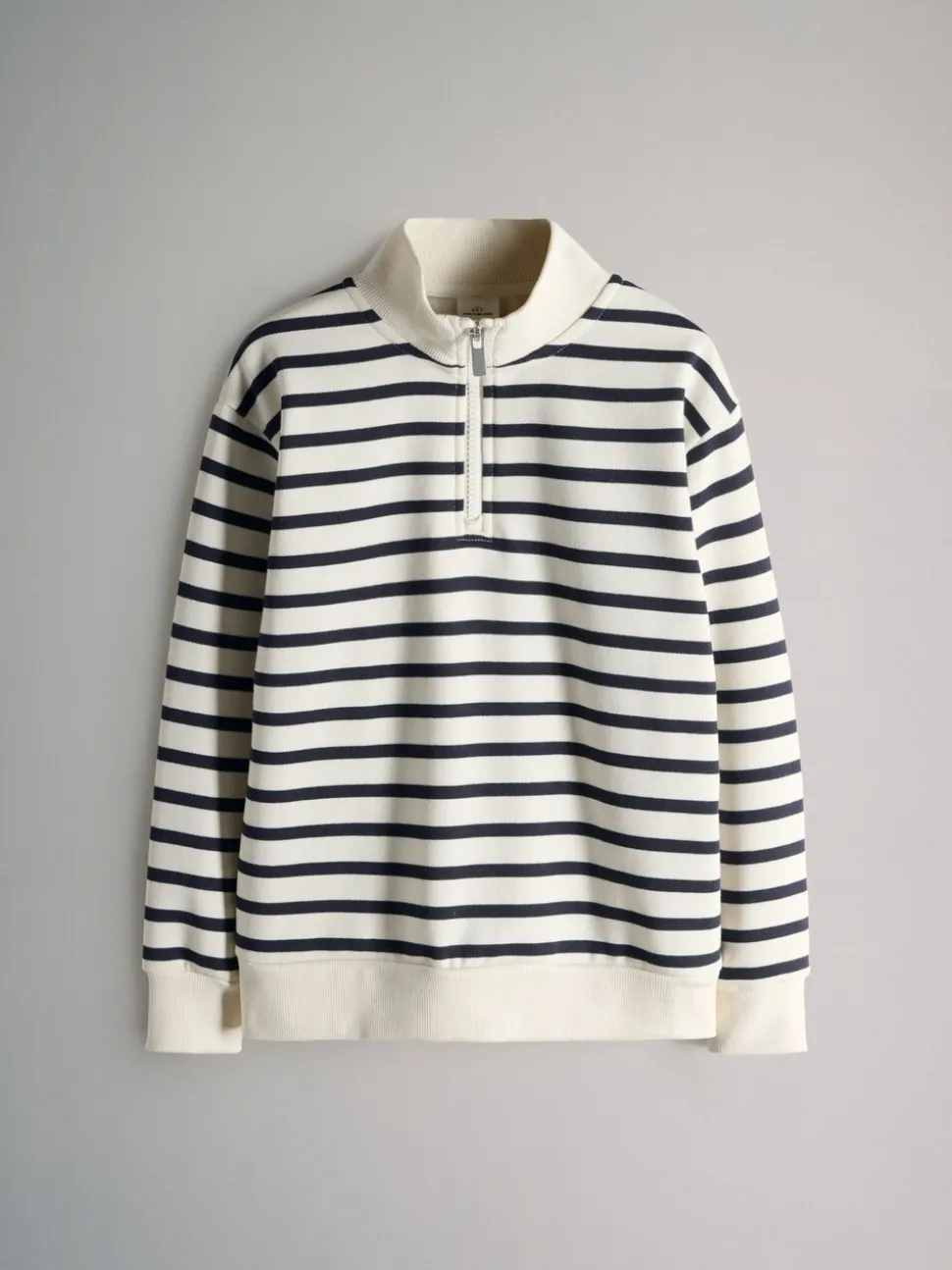 The Set 3 Pack Zip Neck Sweatshirts Brown/Pink/Stripe