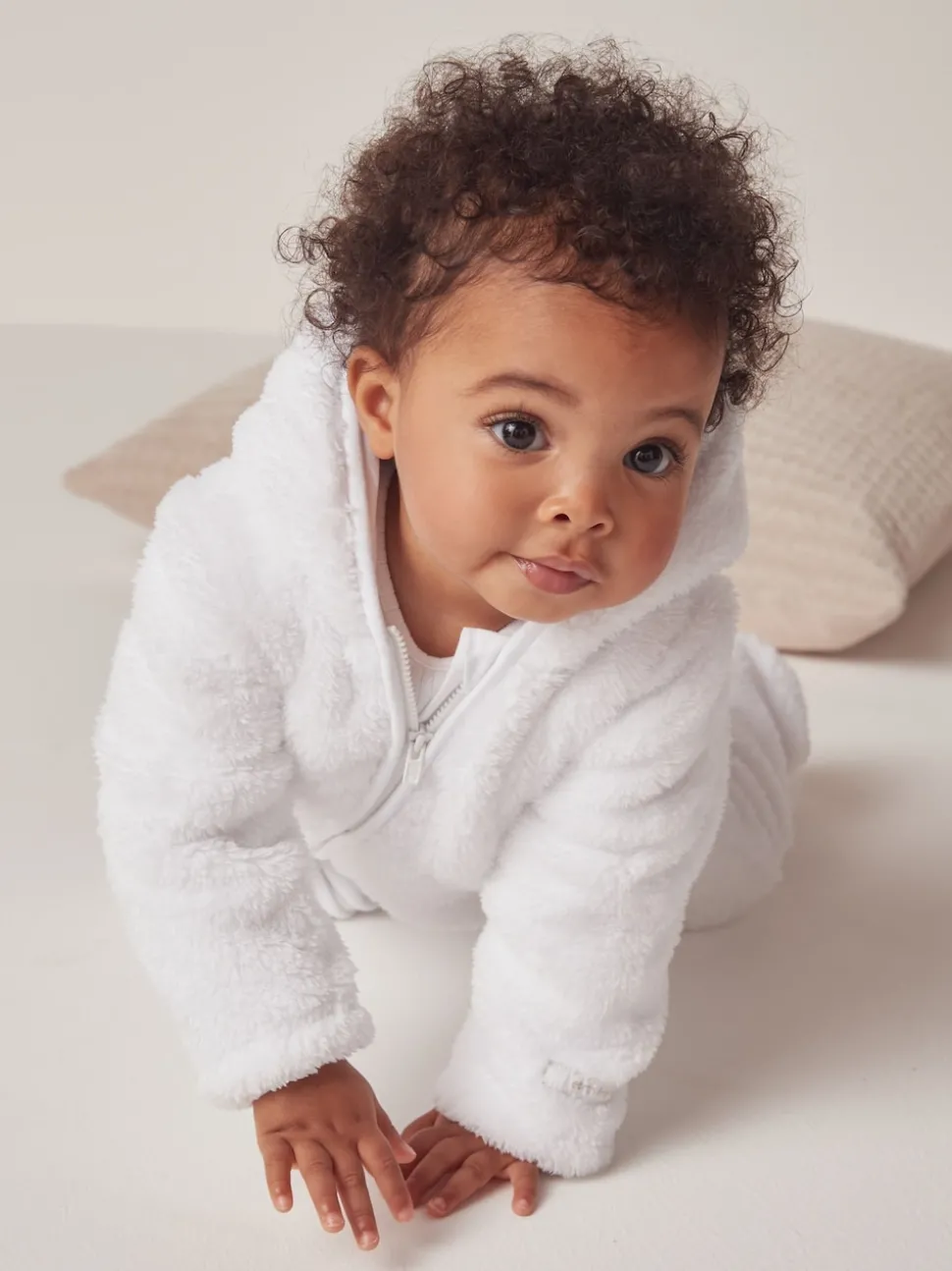 The White Company Pebble Fleece Romper