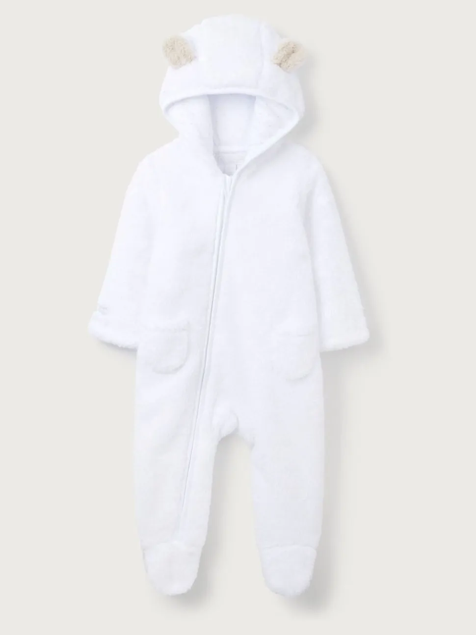 The White Company Pebble Fleece Romper
