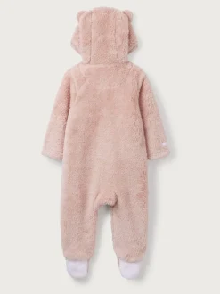 The White Company Pink Fleece Romper