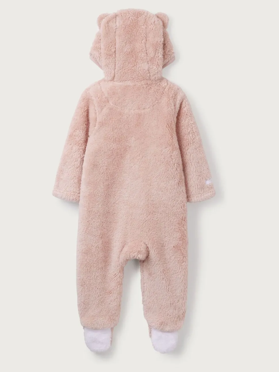 The White Company Pink Fleece Romper