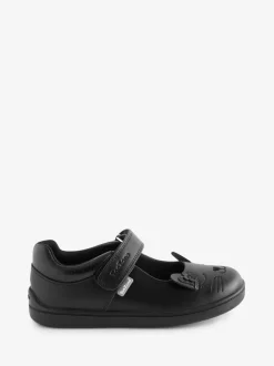 ToeZone Amy Girls Bunny School Shoes
