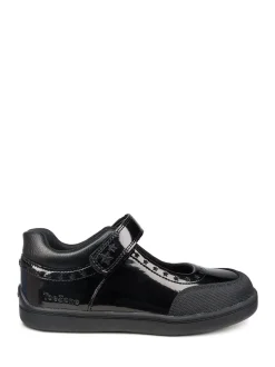 Toezone Black Sommer The School Shoe With Friendly Ortholite Insock