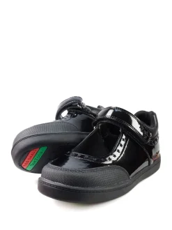 Toezone Black Sommer The School Shoe With Friendly Ortholite Insock