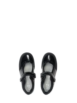 Toezone Black Sommer The School Shoe With Friendly Ortholite Insock