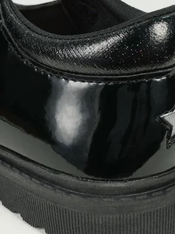 Toezone Clover Patent T-Bar School Shoes