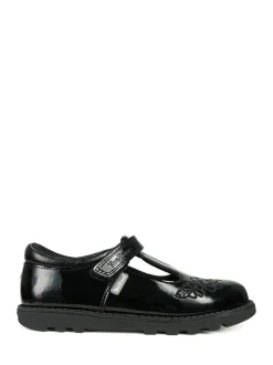 Toezone Flo Patent Flower School Shoes