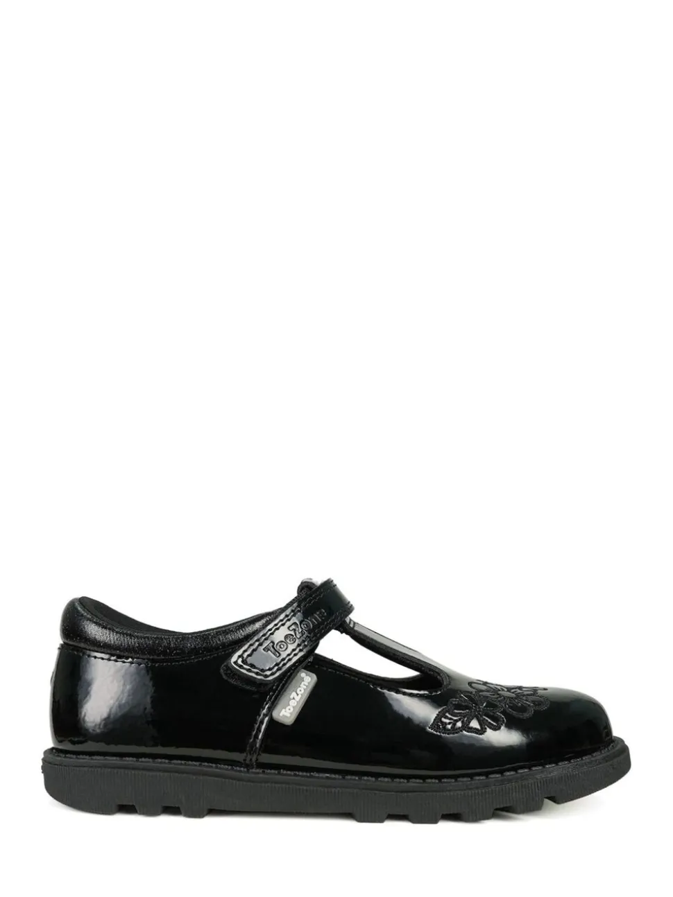 Toezone Flo Patent Flower School Shoes