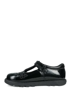 Toezone Flo Patent Flower School Shoes