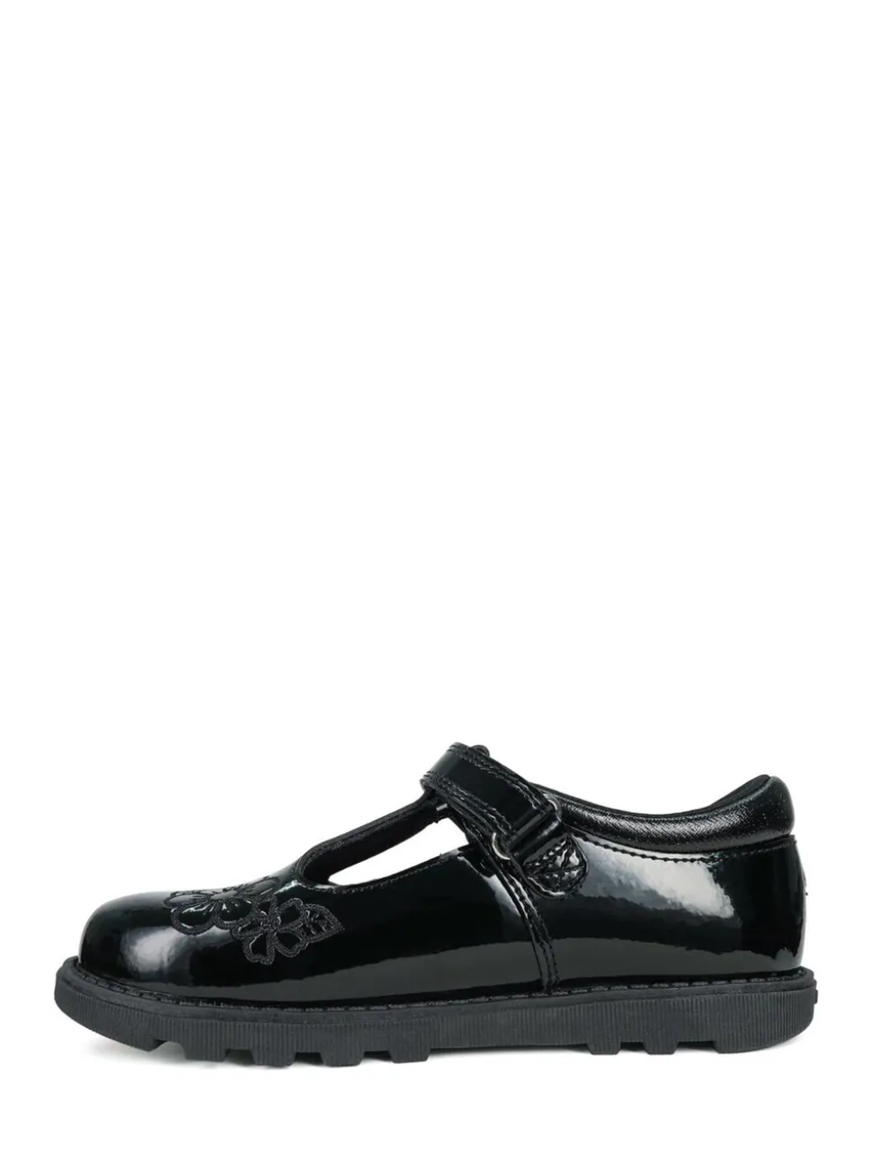 Toezone Flo Patent Flower School Shoes