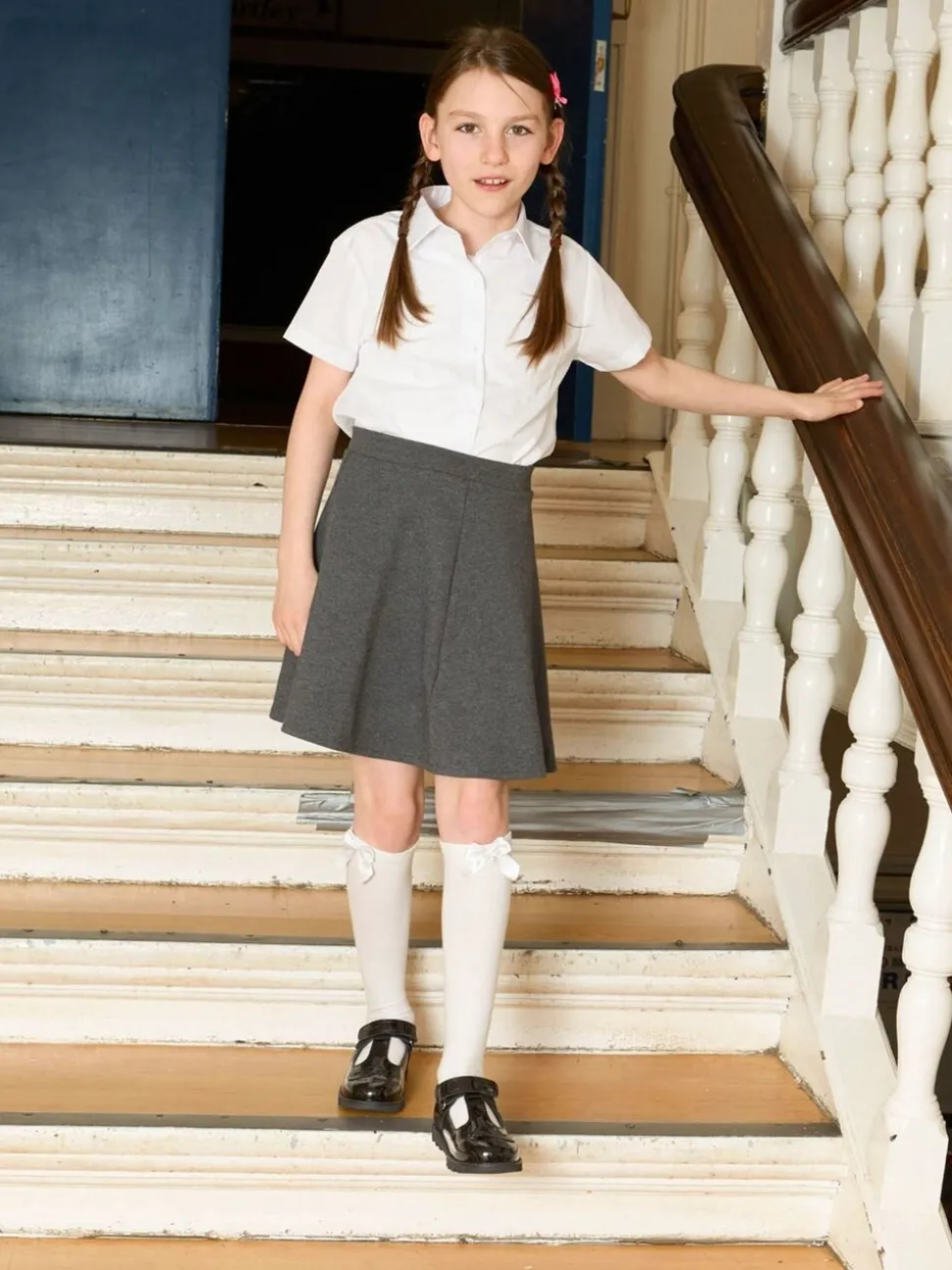 Toezone Flo Patent Flower School Shoes