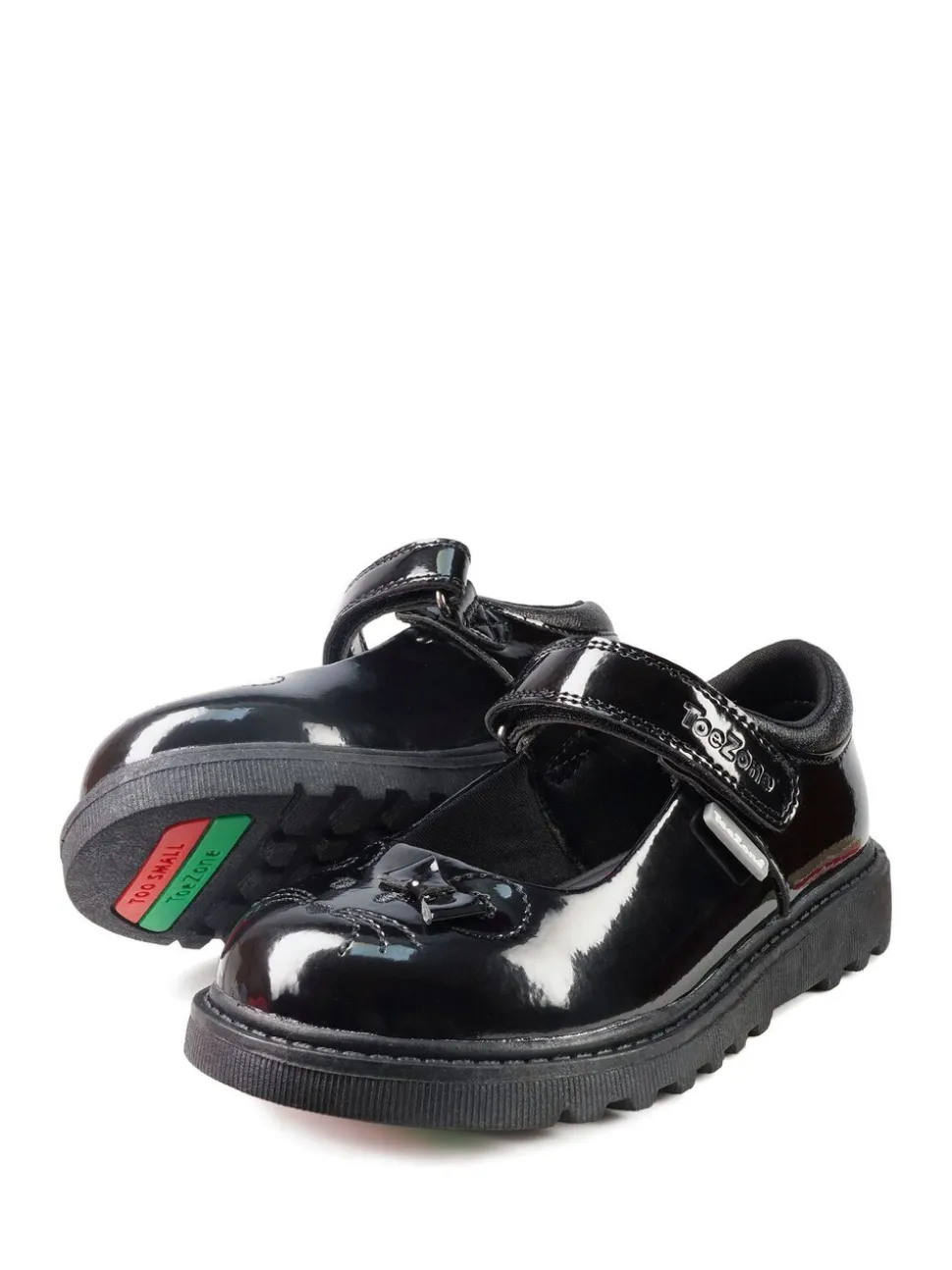 Toezone Gia Black Novelty School Shoes