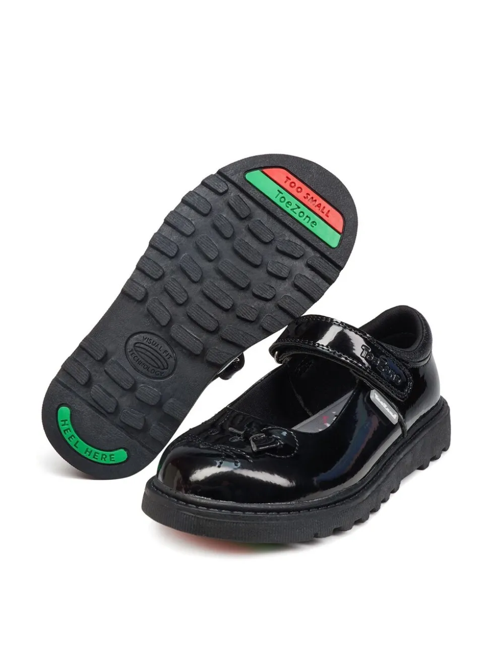 Toezone Gia Black Novelty School Shoes
