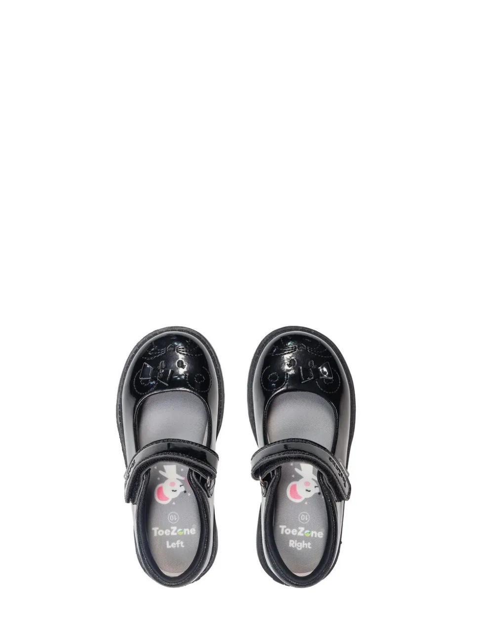 Toezone Gia Black Novelty School Shoes