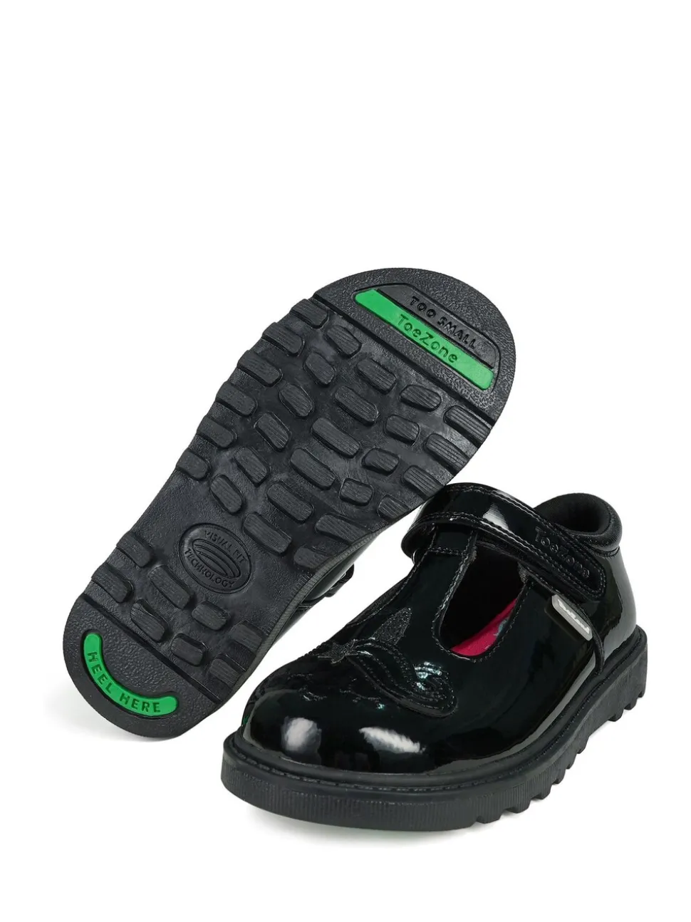 Toezone Girls Elevate School With Ellie Unicorn Black Shoes